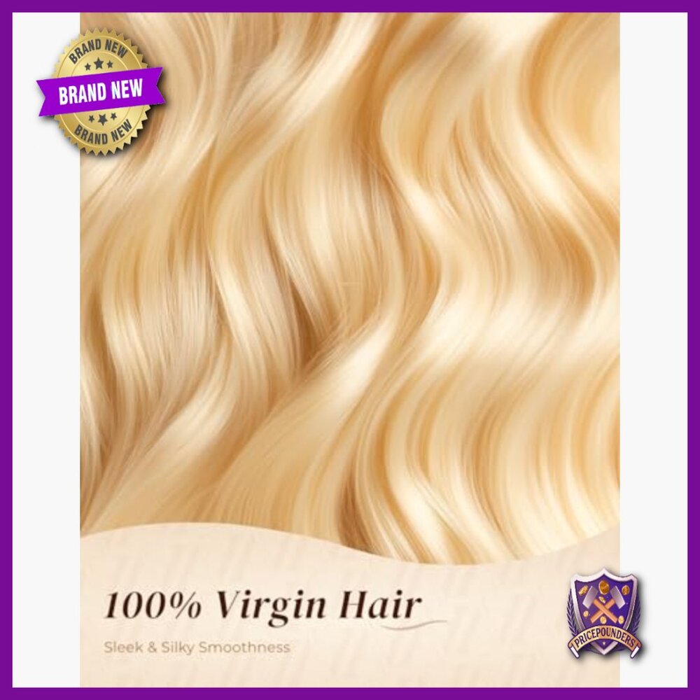 30-Inch Human Hair Lace Front Wig 210% Density Body Wave Pre-Plucked - Picture 3 of 6